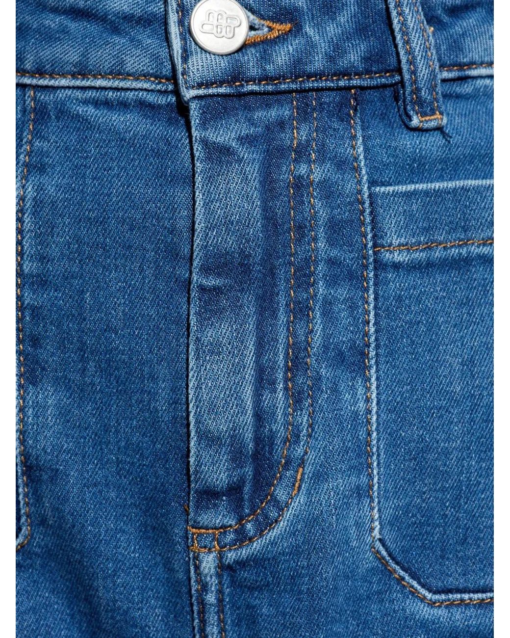 Munthe Blue Split-Seam Trousers