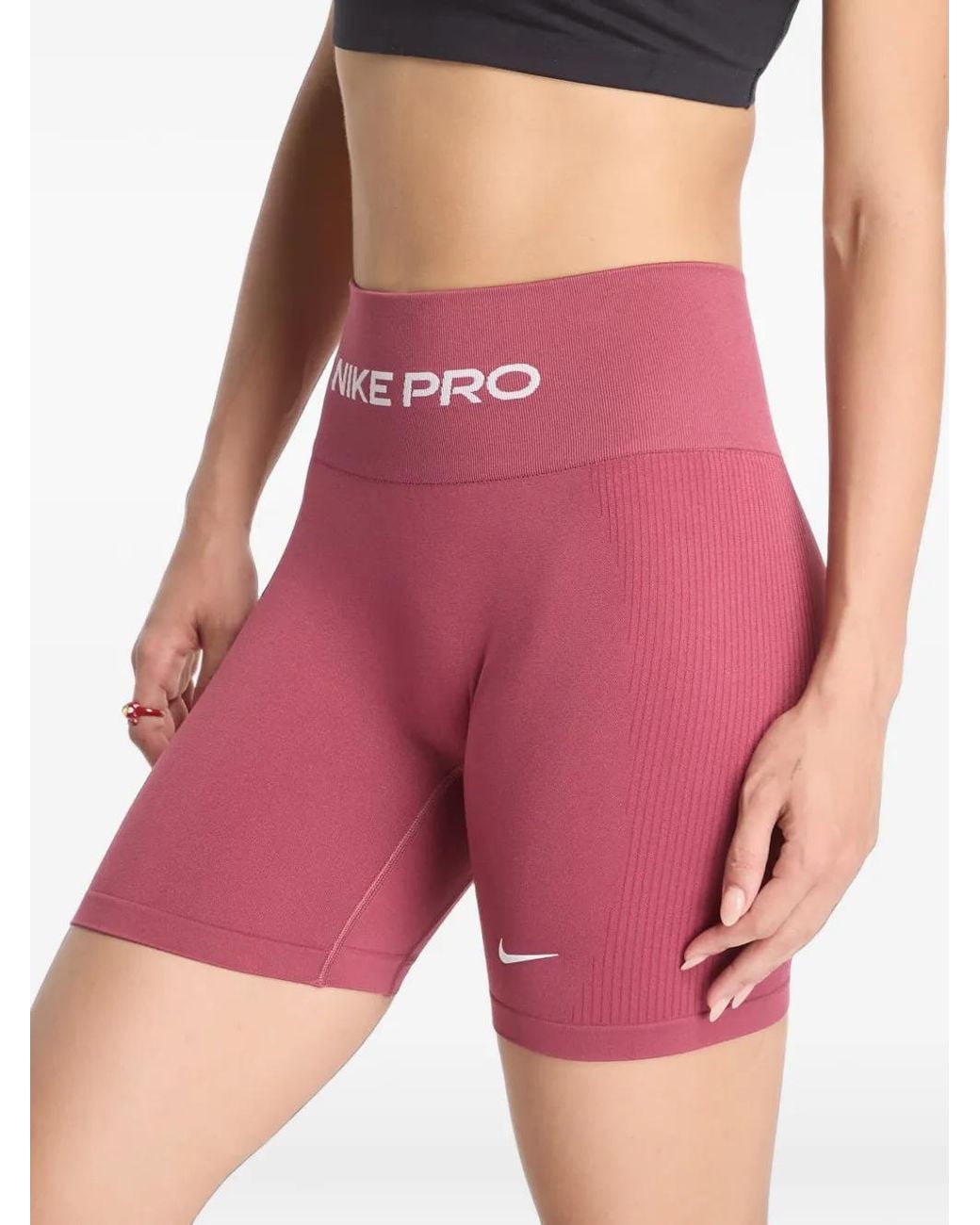 Nike Red Pro Seamless Shorts