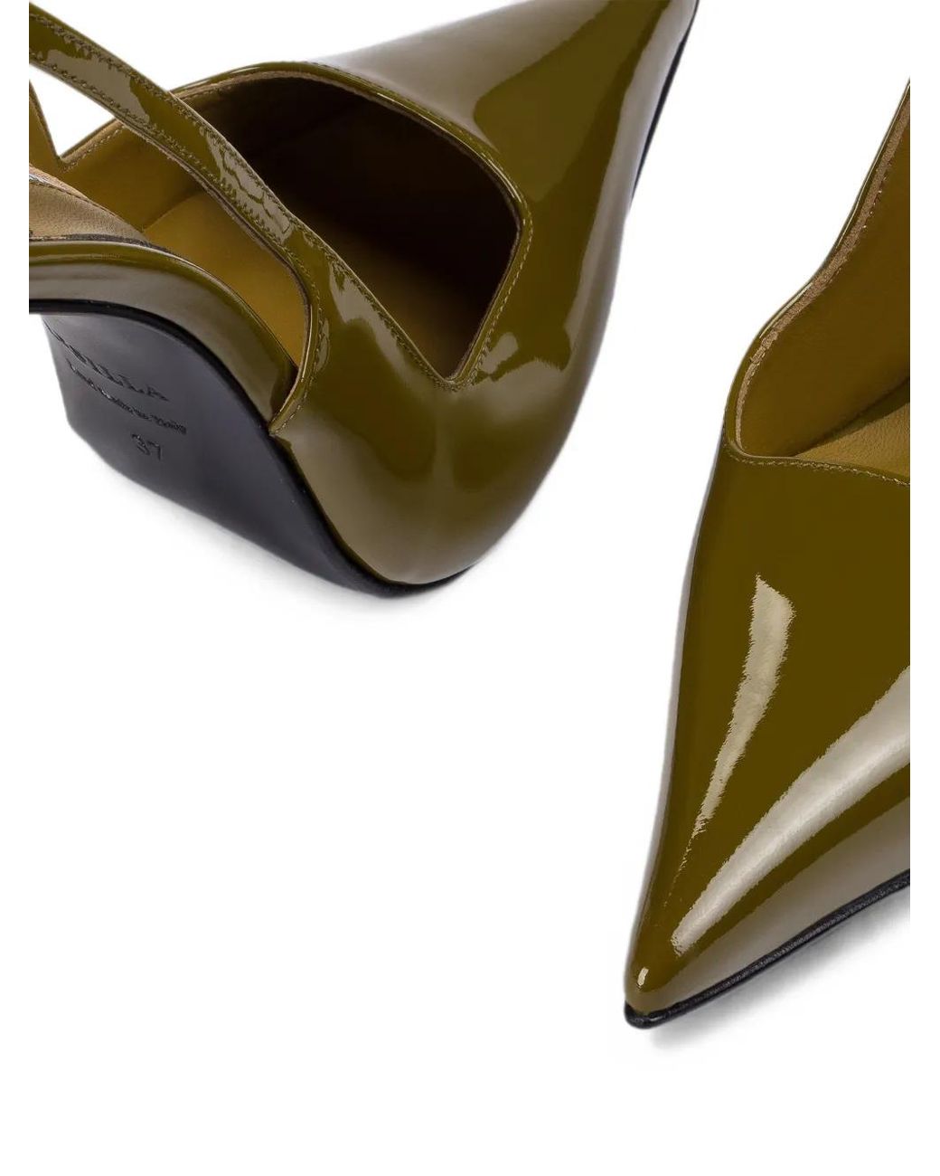 Le Silla Metallic Amelia Patent Leather Pumps