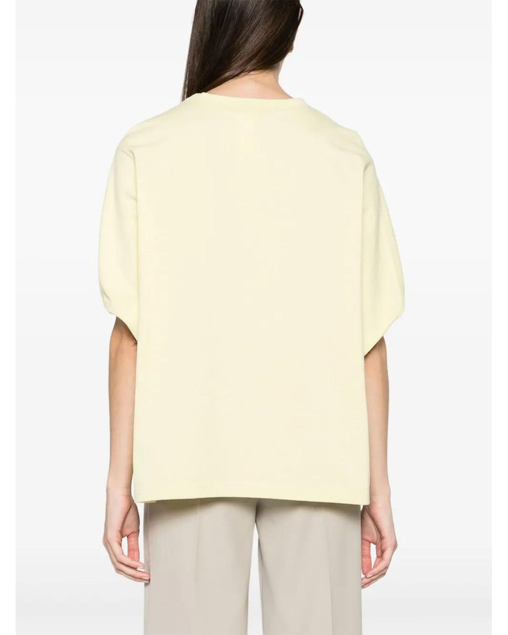 Fabiana Filippi Natural Cotton T-shirt