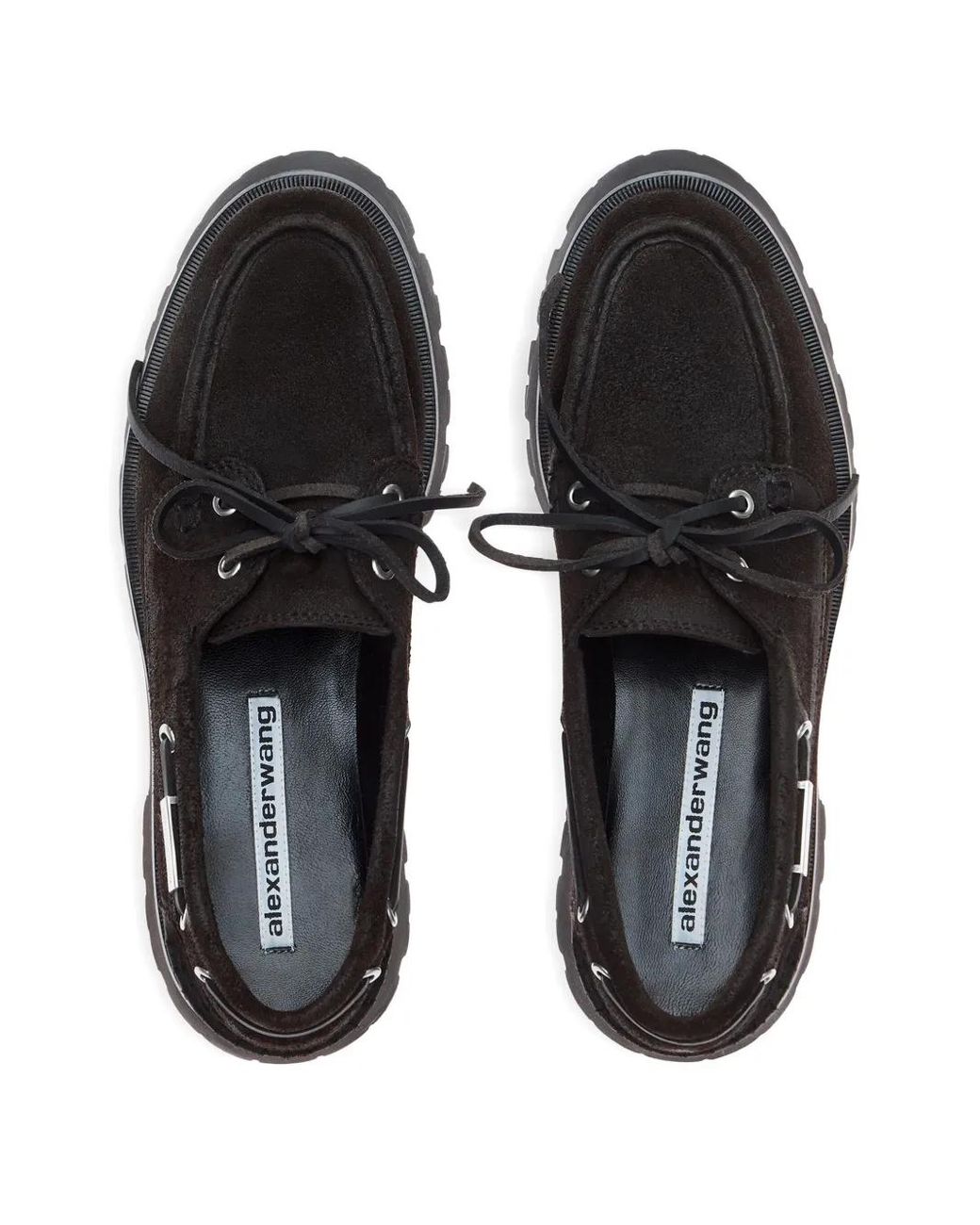 Alexander Wang Black Carson Boat Shoe Shoes