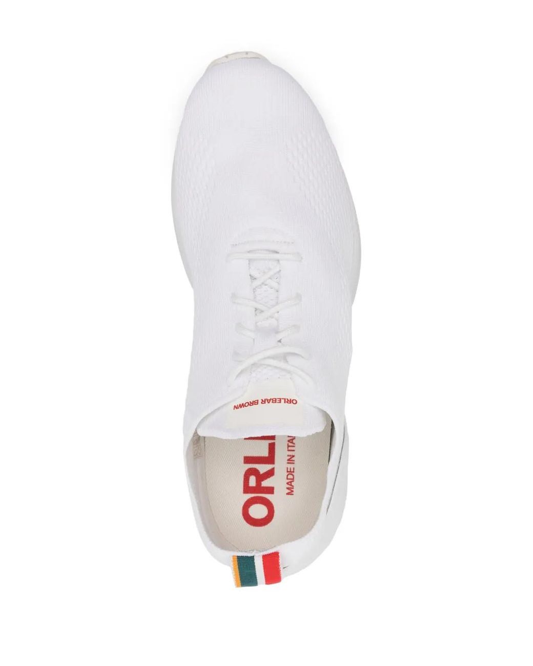 Orlebar Brown White Somerled Knitted Sneakers for men