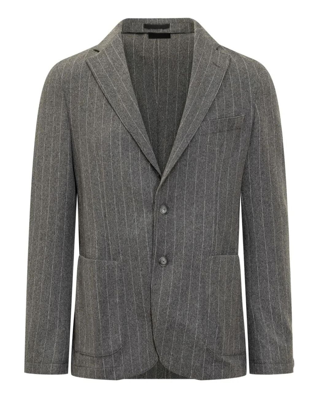 Blazer A Rayas Boss de hombre de color Gray
