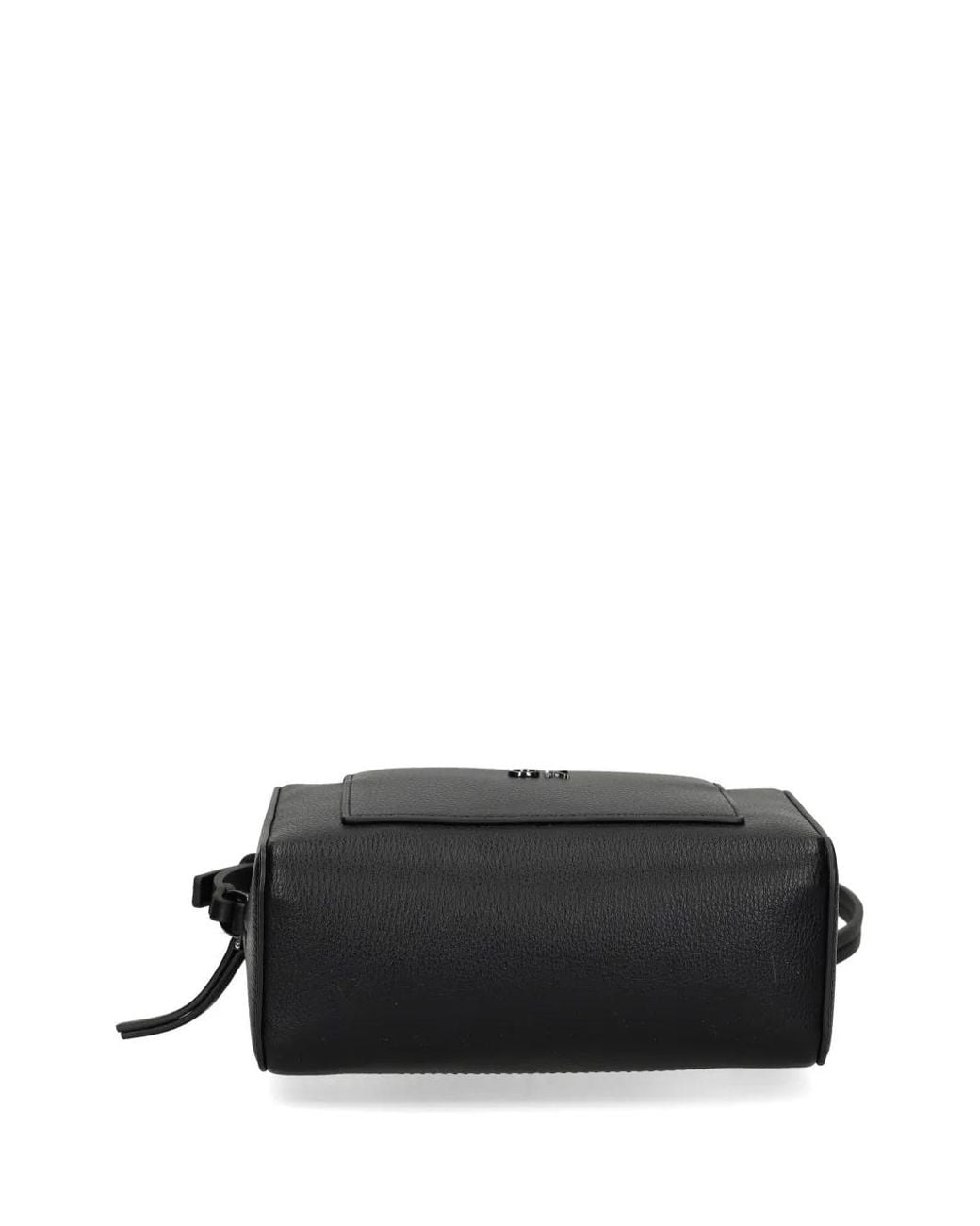 Calvin Klein Black Logo-Lettering Crossbody Bag