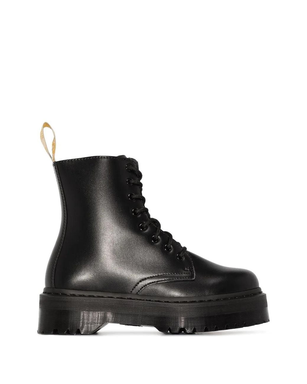 Dr. Martens Black Bottines À Lacets Et Semelle Plateforme