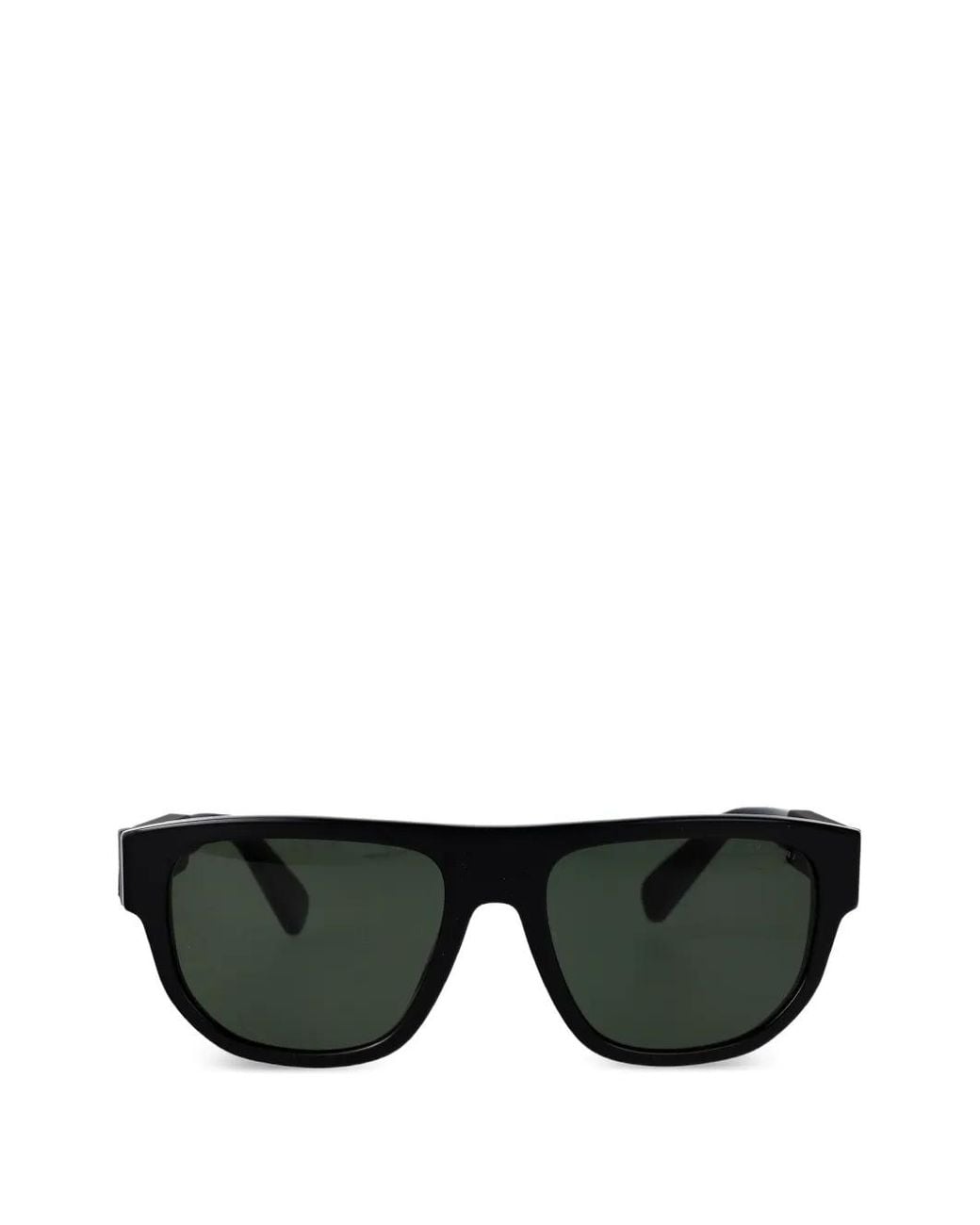 BVLGARI Black Browline Sunglasses