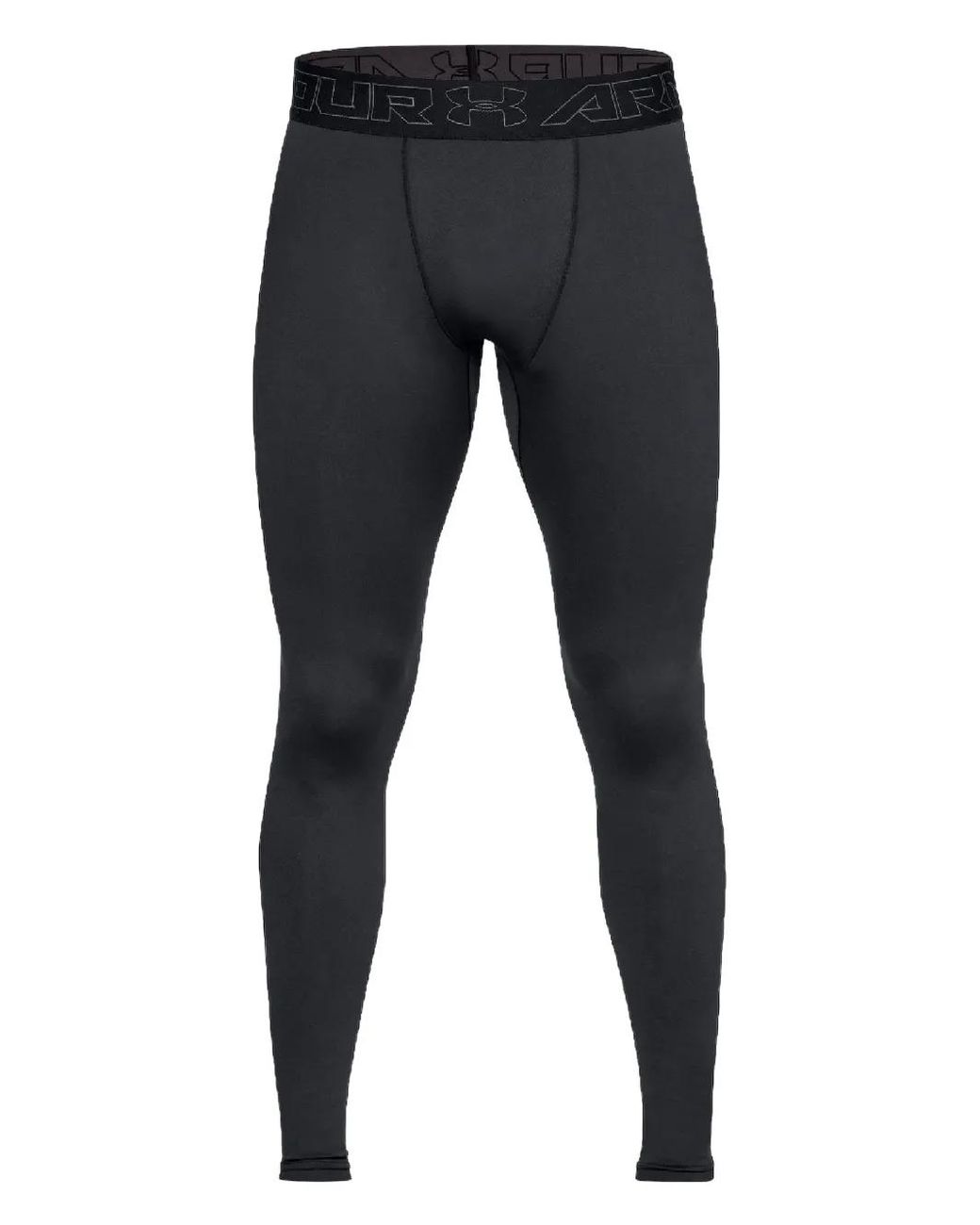Under Armour Blue Coldgear Logo-Waistband Leggings for men