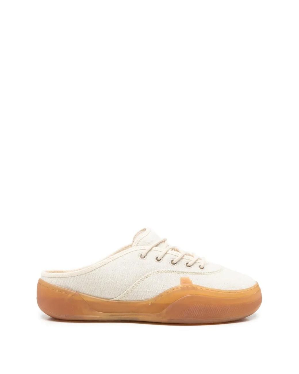 ERL White Lace-Up Slip-On Sneakers for men