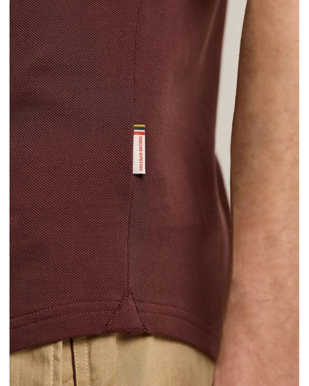 Orlebar Brown Red Sebastian Polo Shirt for men
