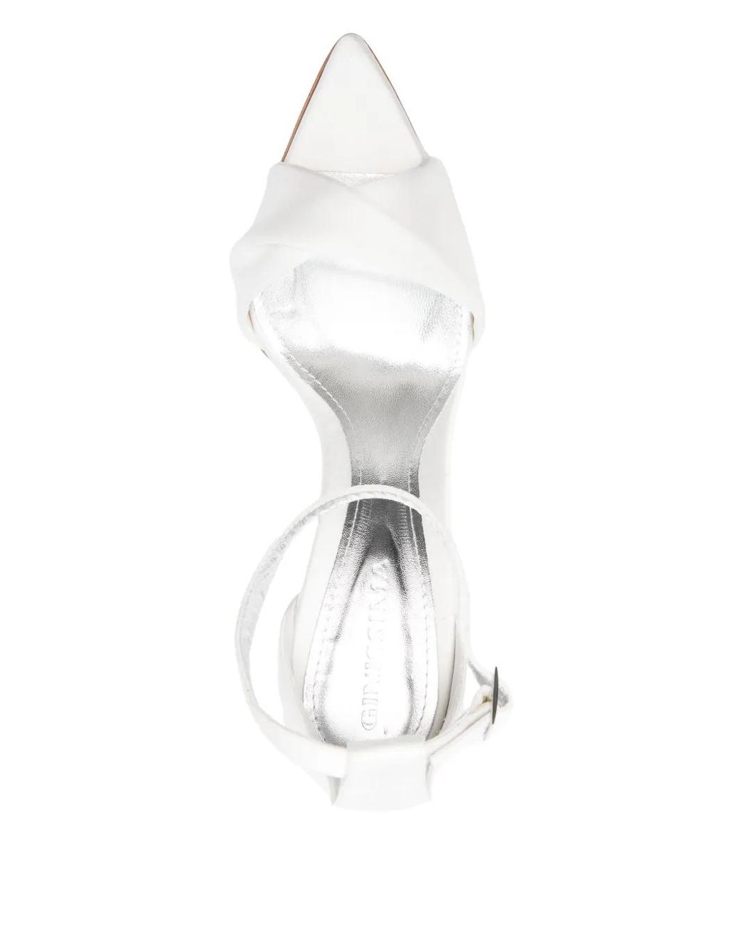 Ginissima White 95Mm Cleo Sandals