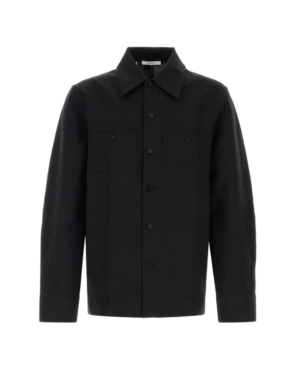 Givenchy Black Couture Seam Overshirt for men