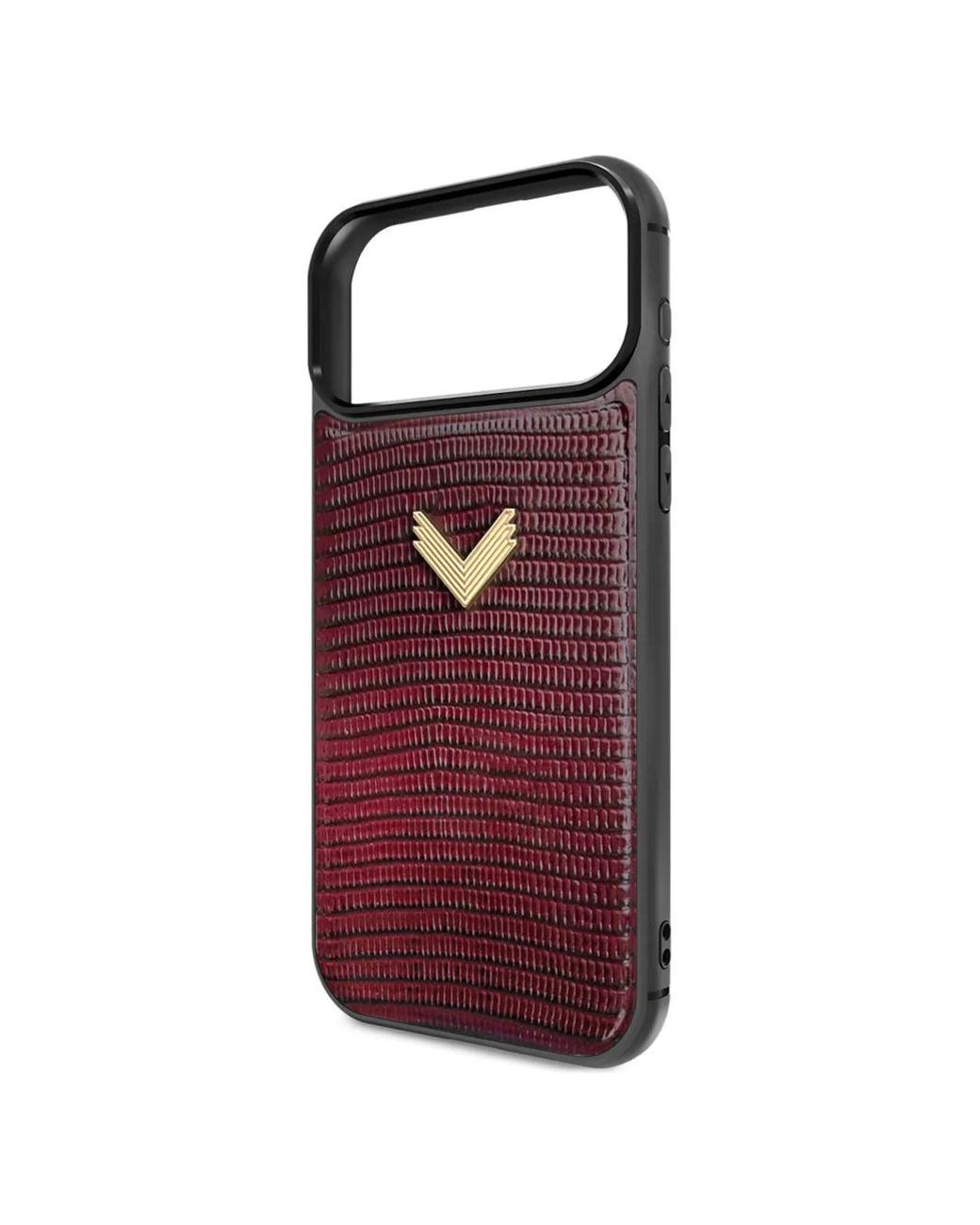 Velante Purple Lizard-Effect Leather Iphone 18 Pro Max Phone Case