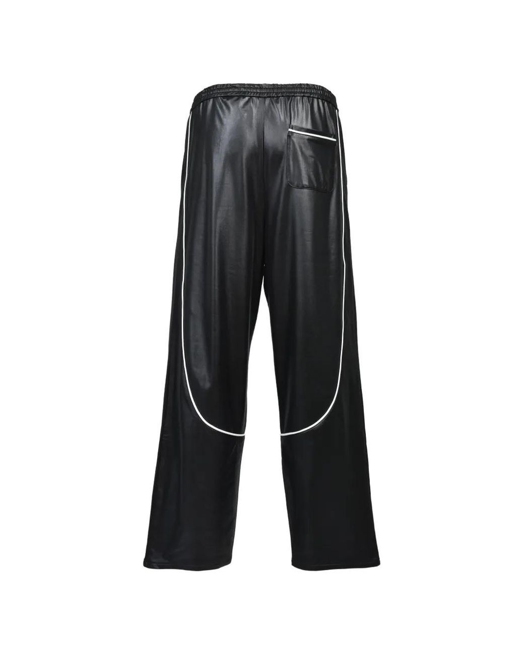 BREATH Black Piped Track Pants for men
