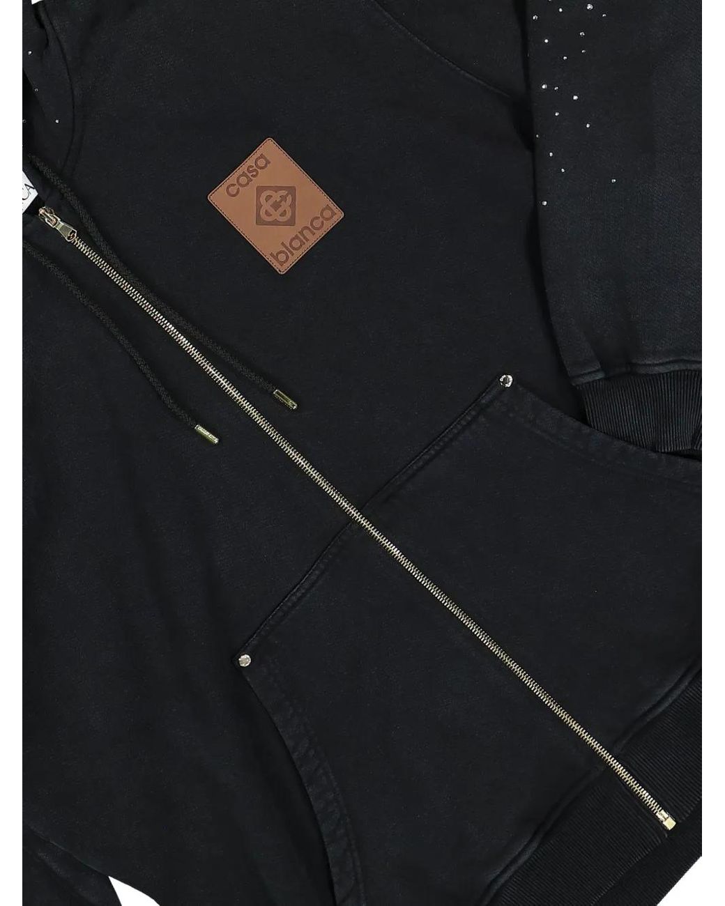 Casablanca Black La Prémonition Hotfix Hoodie for men