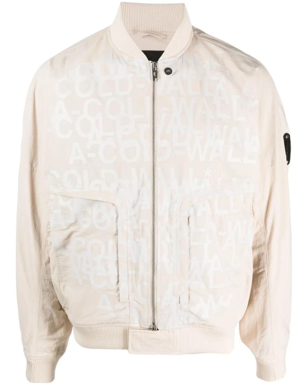 A_COLD_WALL* Natural Zip-Fastening Bomber Jacket for men