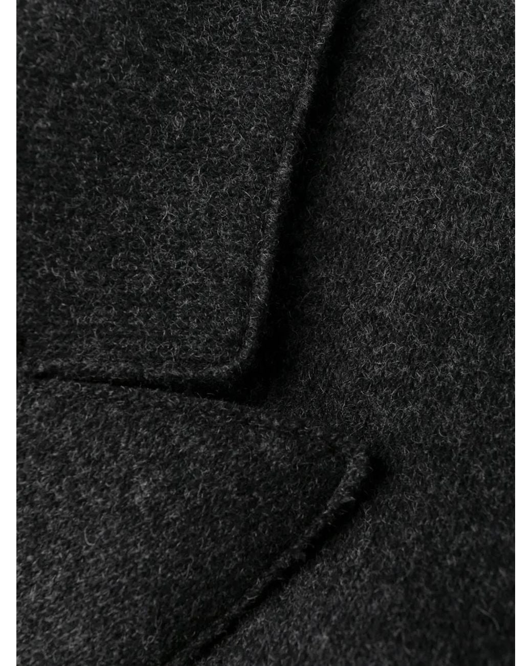 Neil Barrett Black Double-Breasted Coat for men