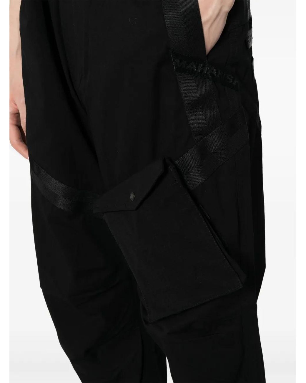 Maharishi Black 4548 Cordura Nyco Track Pants for men