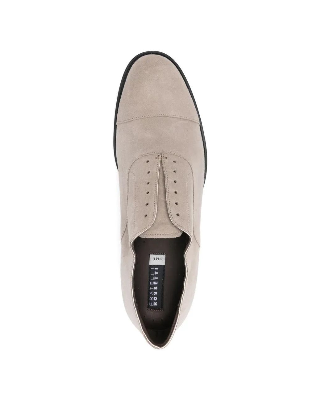Fratelli Rossetti White Round Toe Shoes for men