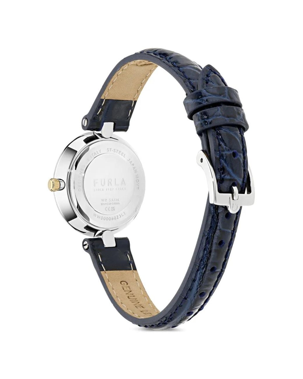 Furla Blue Logo Links 28Mm Watch