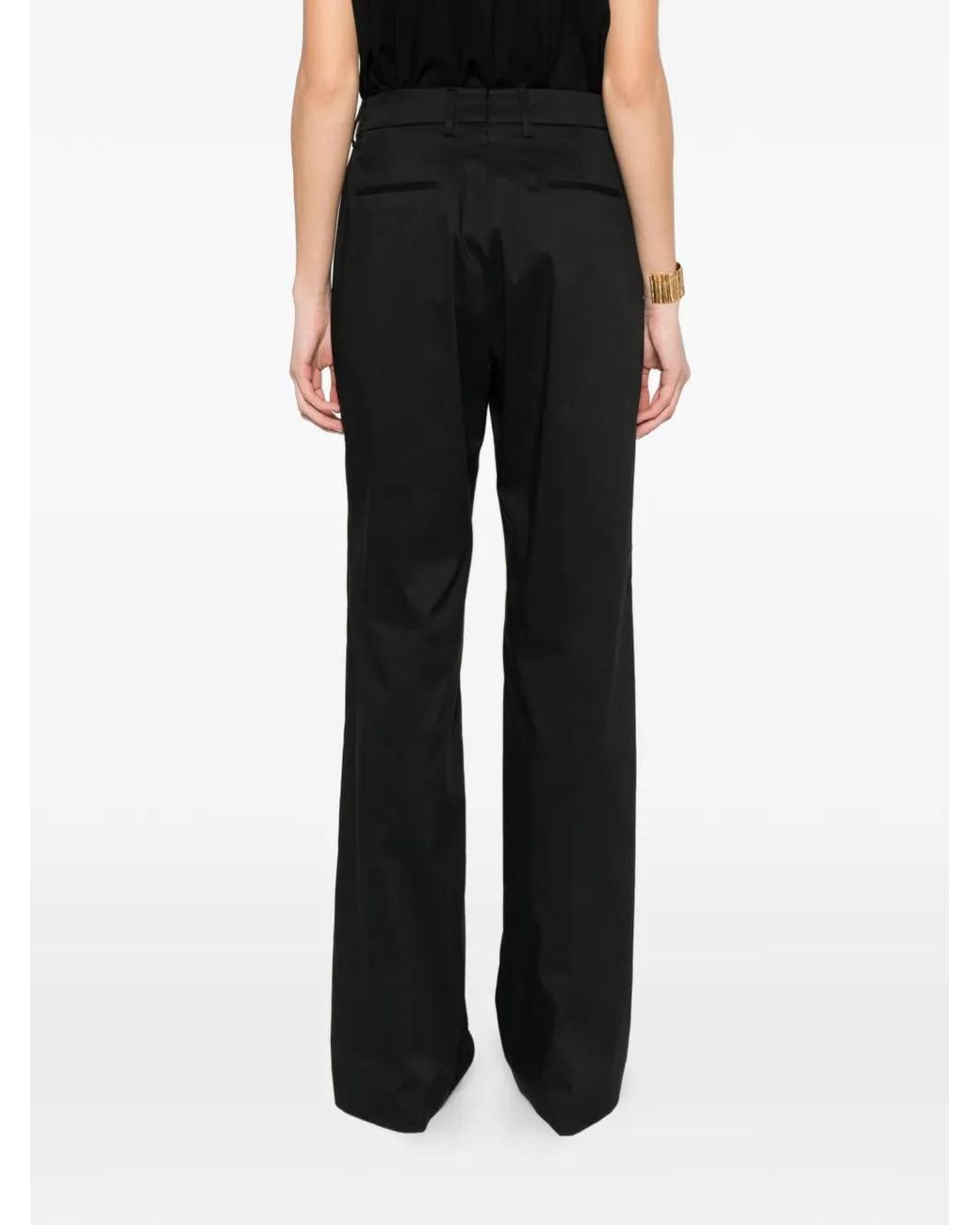 Berwich Black Patrizia Zip-Up Trousers