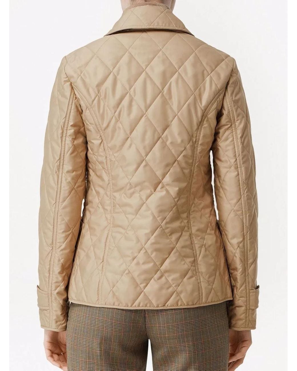 Veste À Matelassage Losanges Burberry en coloris Natural