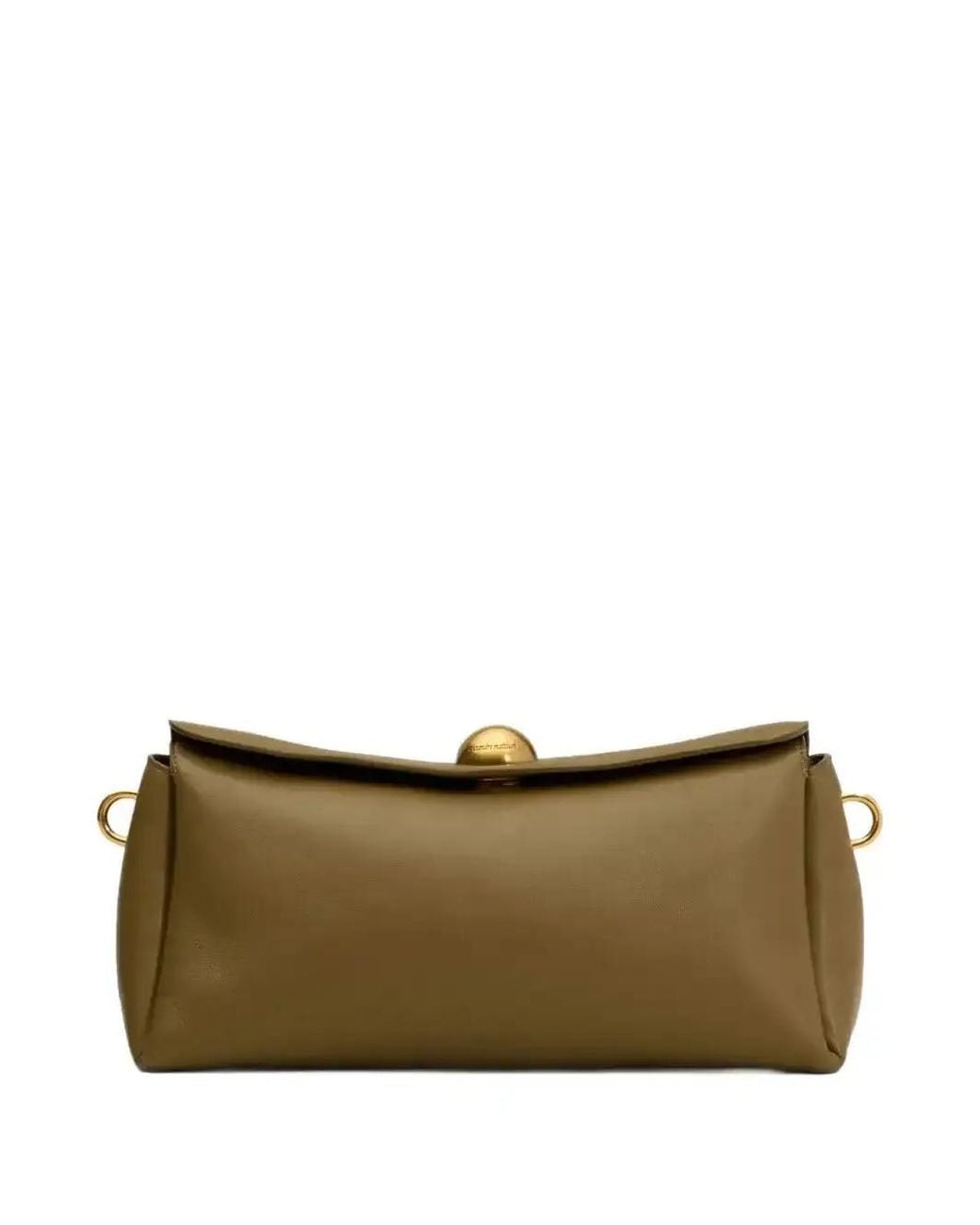 AMI Brown Mini Carrousel Shoulder Bag