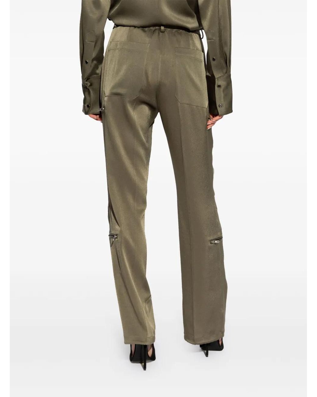 Helmut Lang Green Trousers