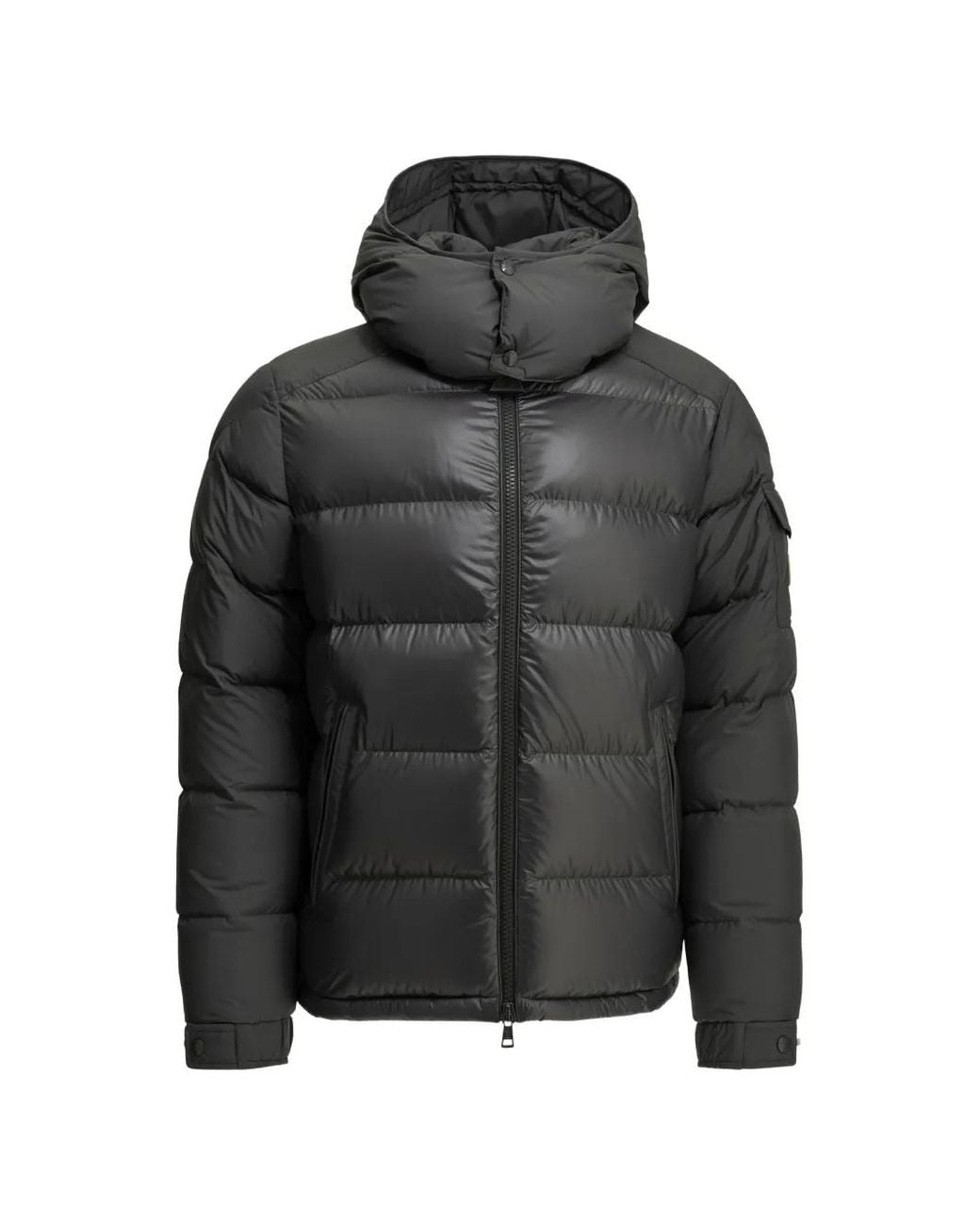 Moncler Black Maya Quilted Down Jacket for men