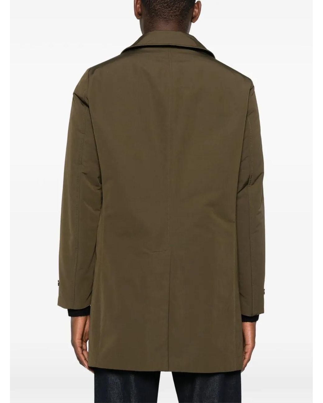 Aspesi Green Vodka-Le Button-Down Coat for men
