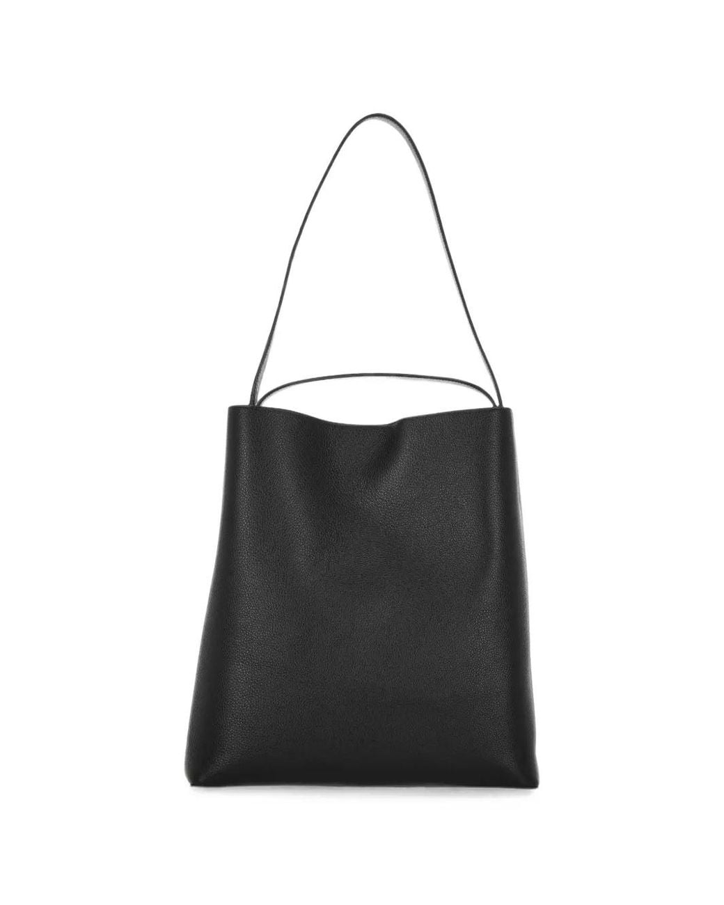 Aesther Ekme Black Sac Grained Leather Tote Bag