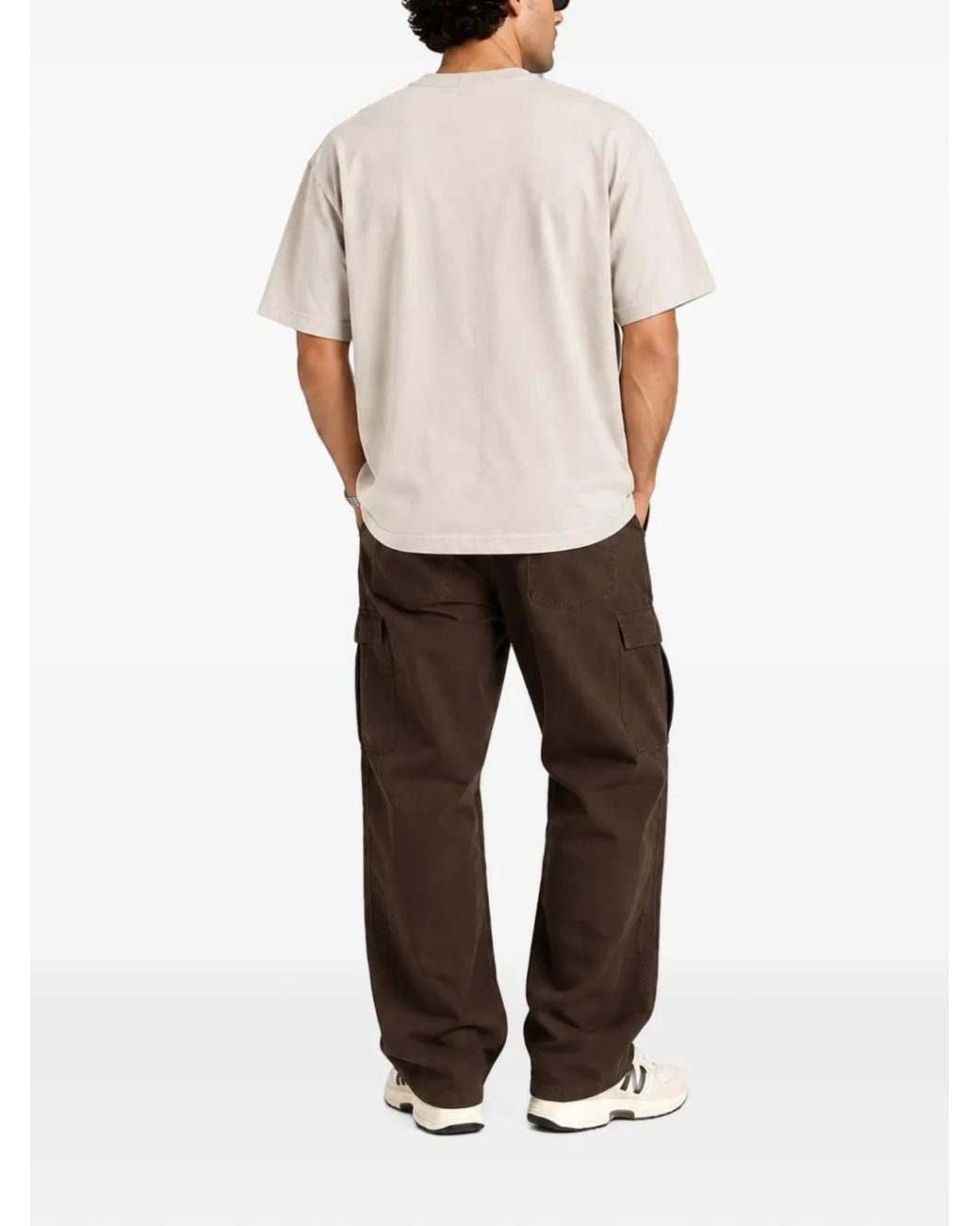 Melt White T-Shirt En Coton À Imprimé Graphique for men