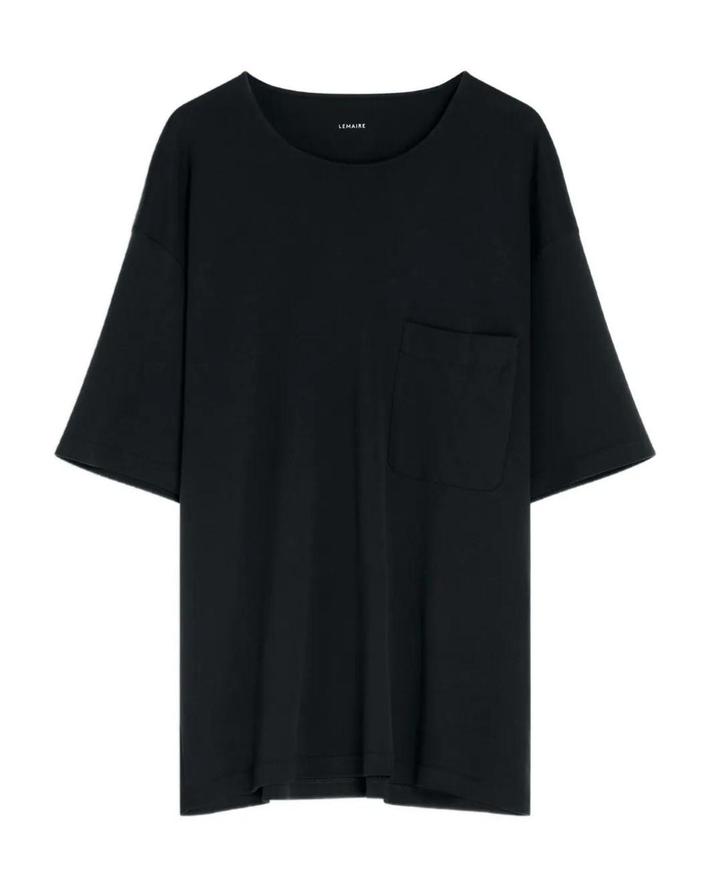 Lemaire Black Relaxed T-Shirt