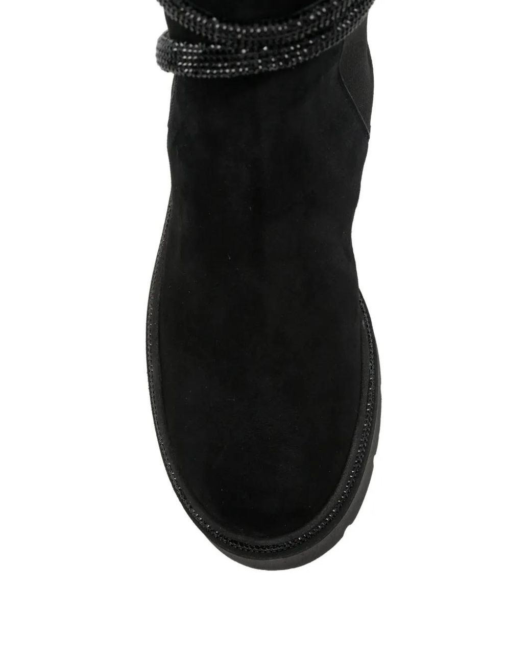 Rene Caovilla Black Cleo Chelsea Boots