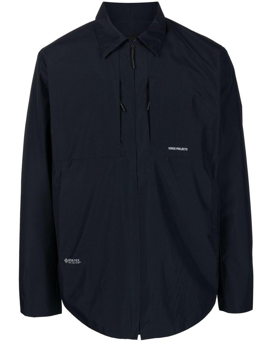 Norse Projects Jens Gore-tex Infinium 2.0 Shirt Jacket in Blue for Men ...