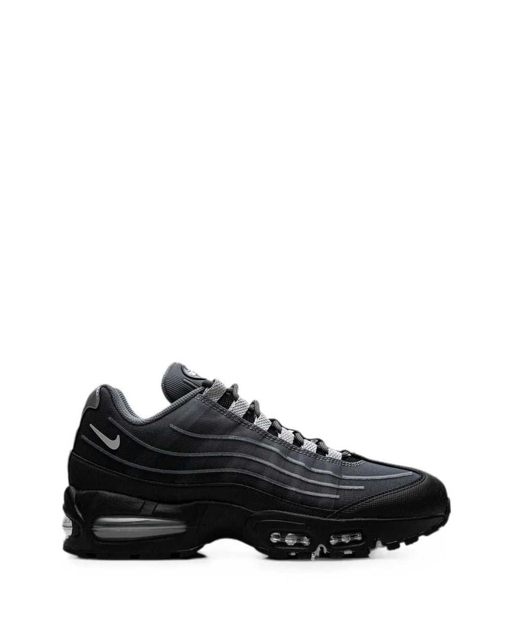 Nike Black Air Max 95 Big Bubble Sneakers for men