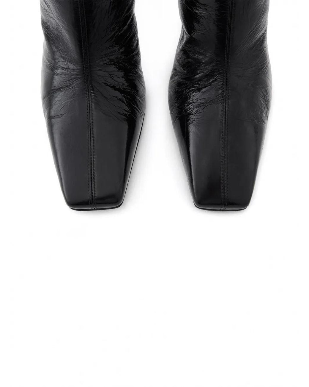 Courreges Black Heritage Naplack 70Mm Leather Boots