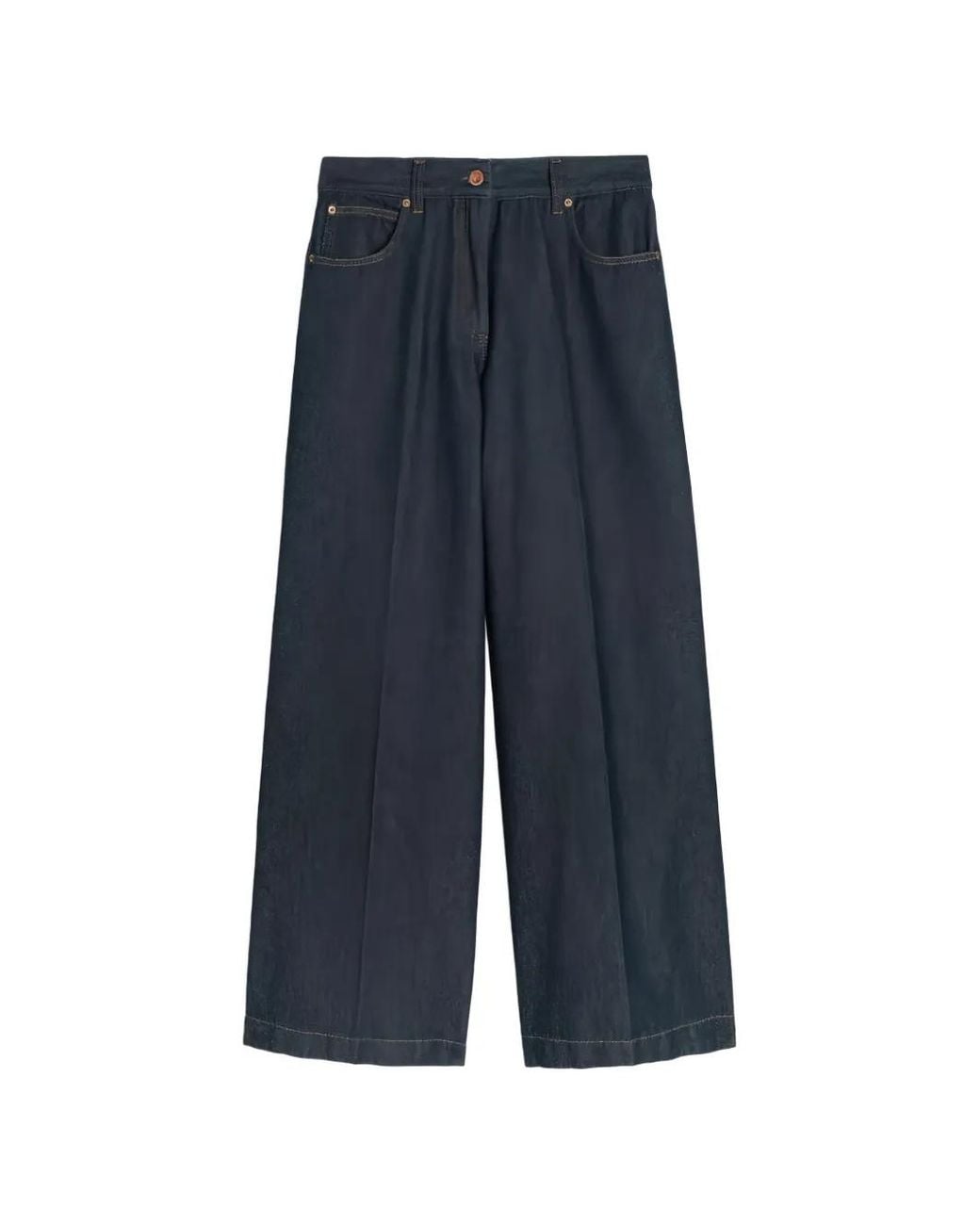 Aspesi Blue Jean Ample À Design Cinq Poches
