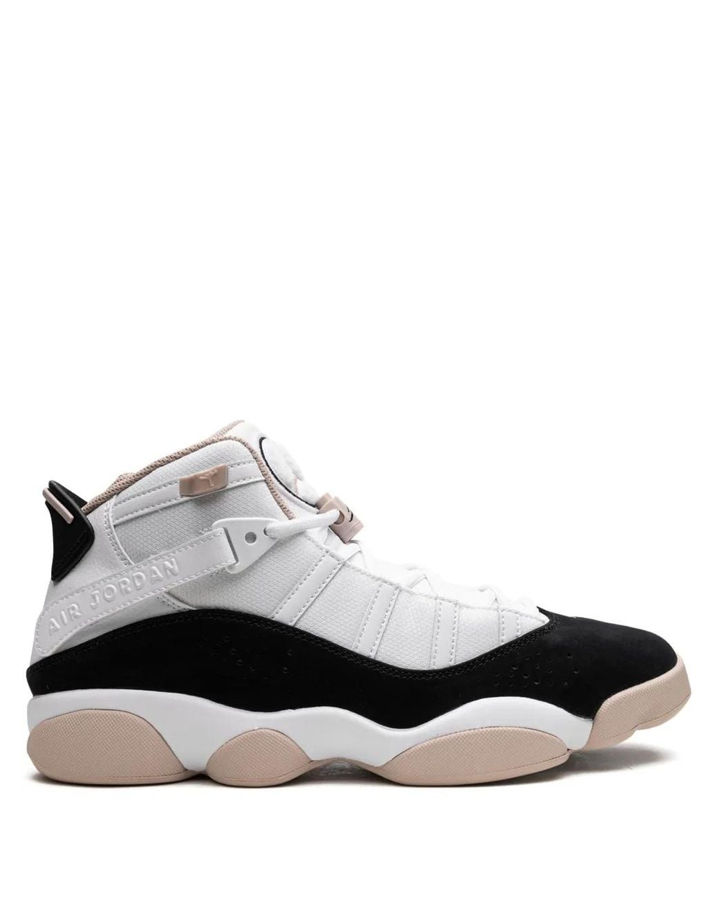 Nike White 6 Rings "Fossil Stone" Sneakers for men