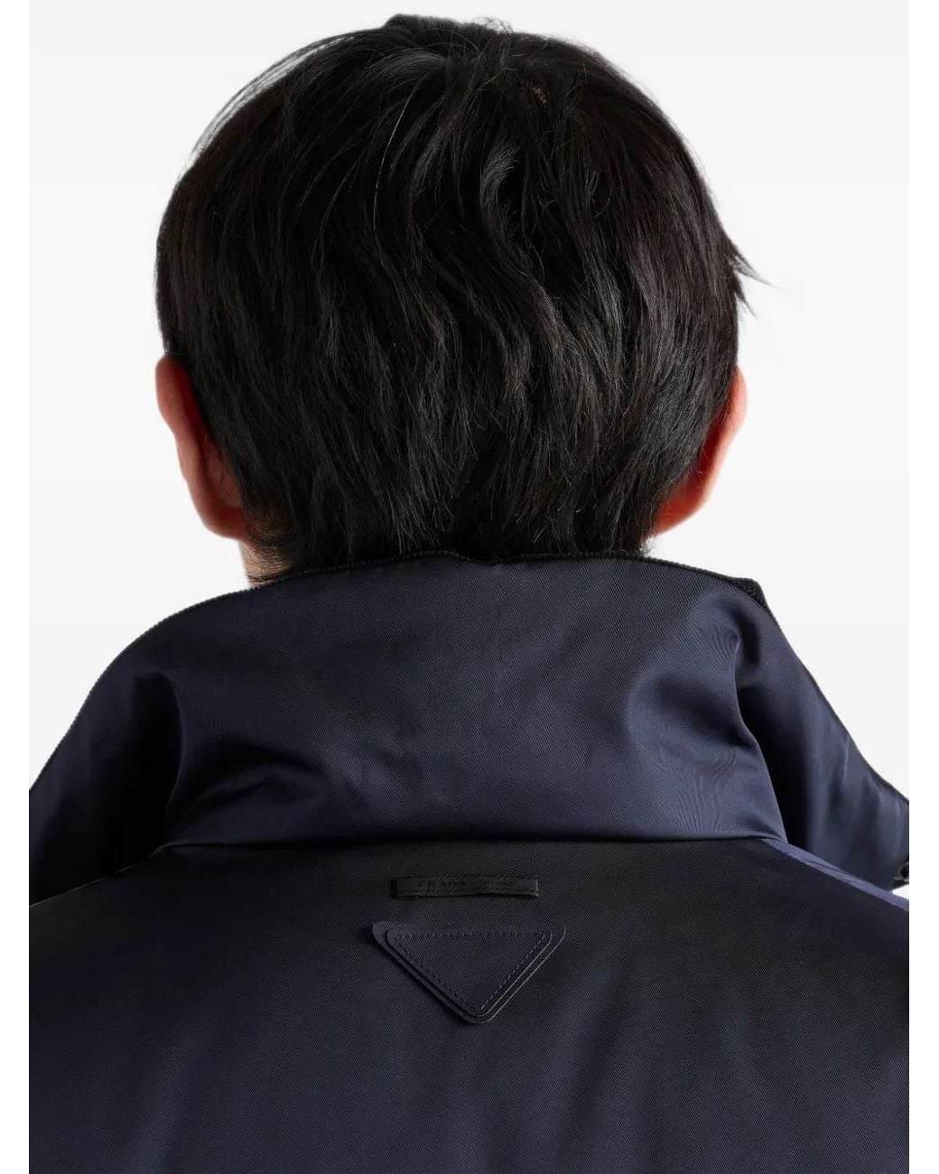 Prada Blue Medium-Weight Re-Nylon Down Jacket for men