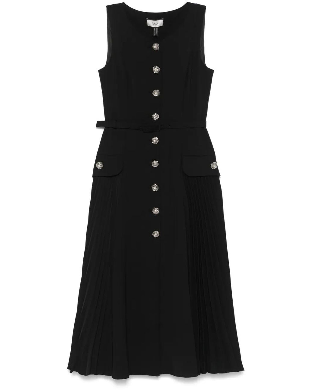 knee length dresses for ladies Baltic Born Womens Darcy Tulle Midi Dress | Black