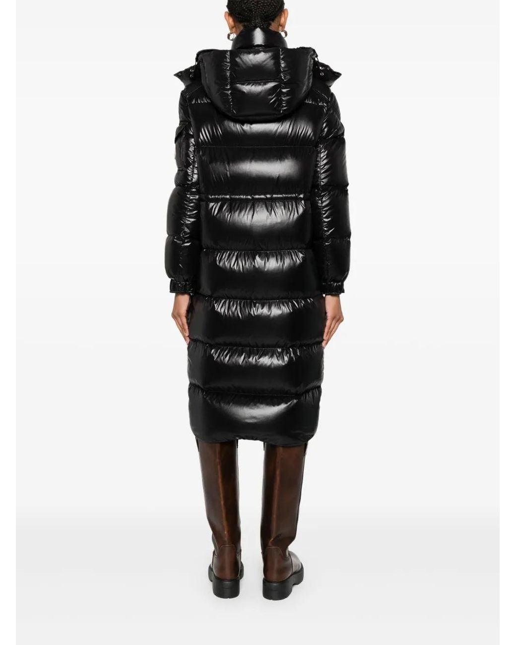 Moncler Black Cavettaz Quilted Puffer Coat