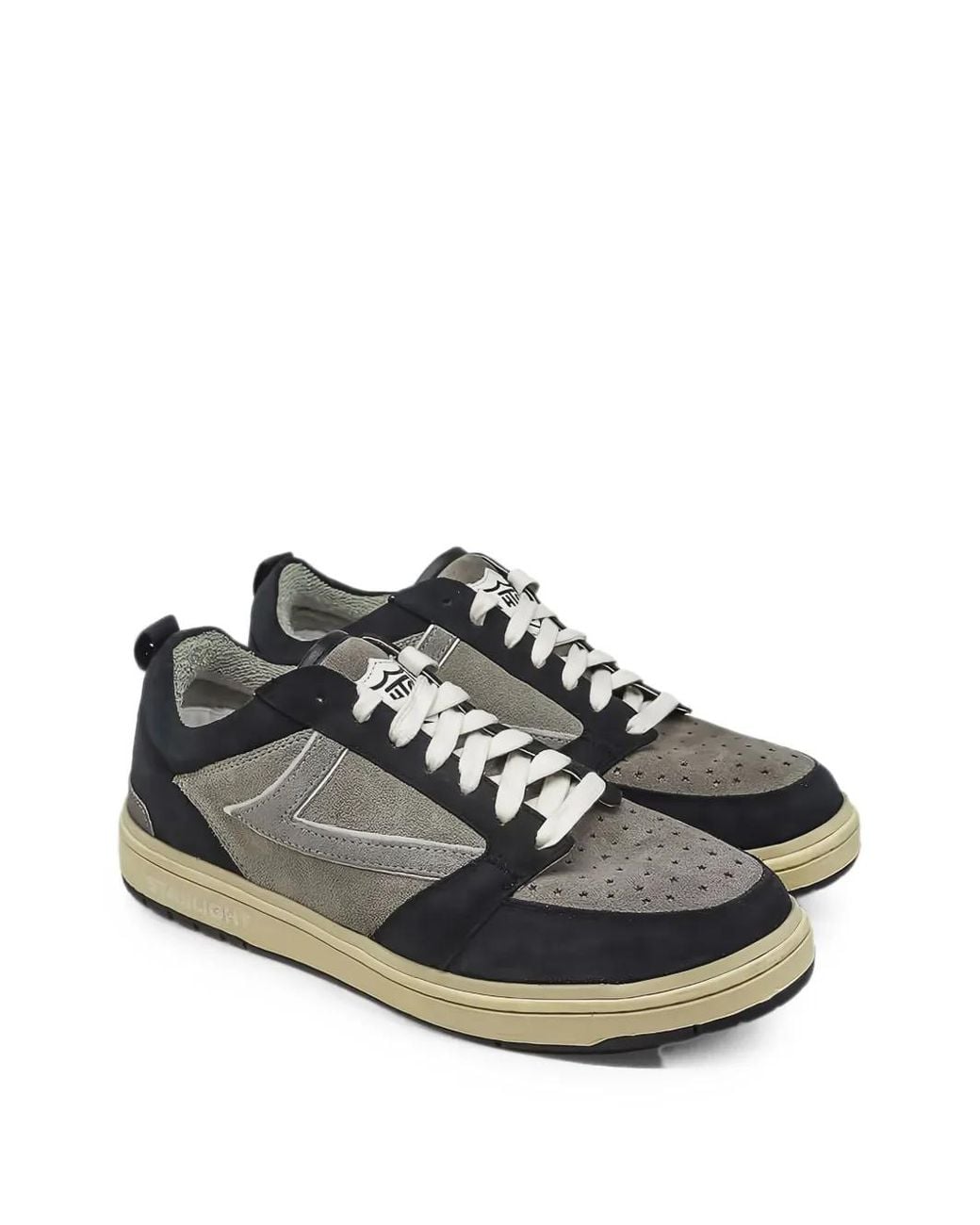 HTC White Starlight Suede Sneakers for men
