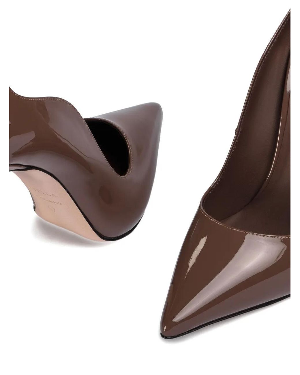 Le Silla Brown 120Mm Ivy Heeled Pumps