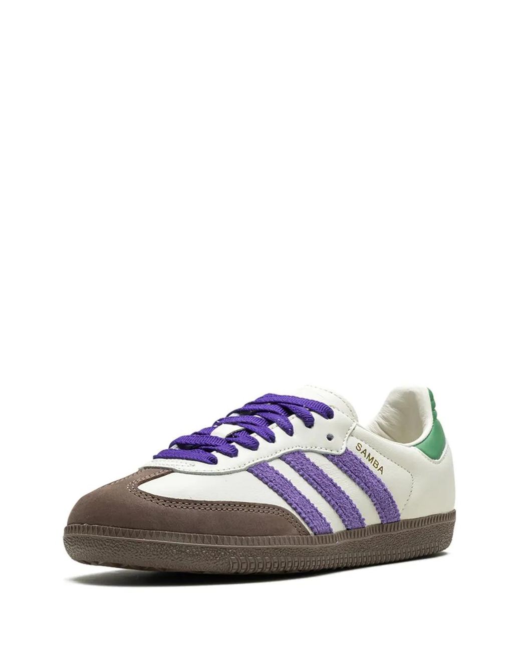 Adidas White Samba Og Leather Sneakers
