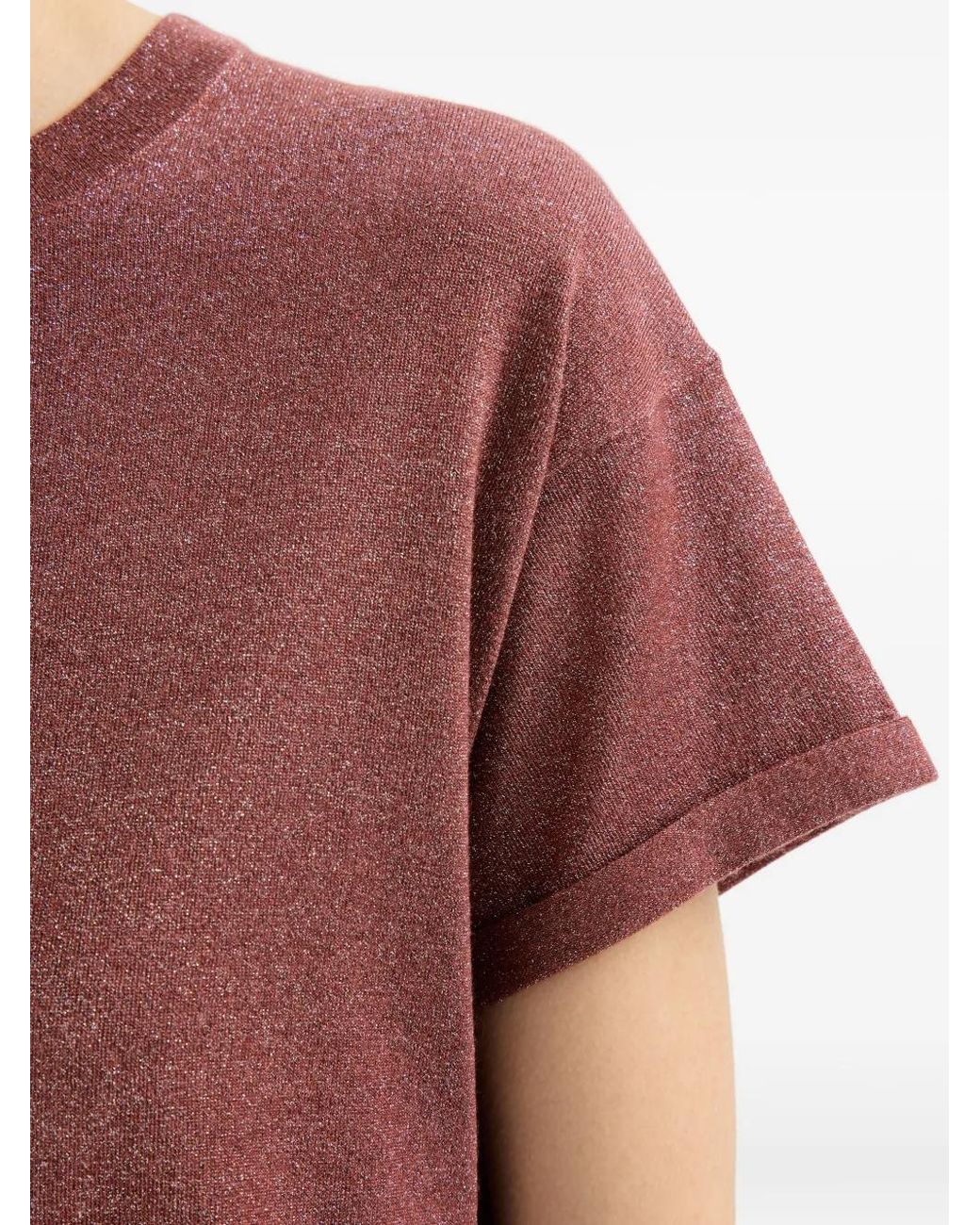 Brunello Cucinelli Pink Cashmere And Silk Top