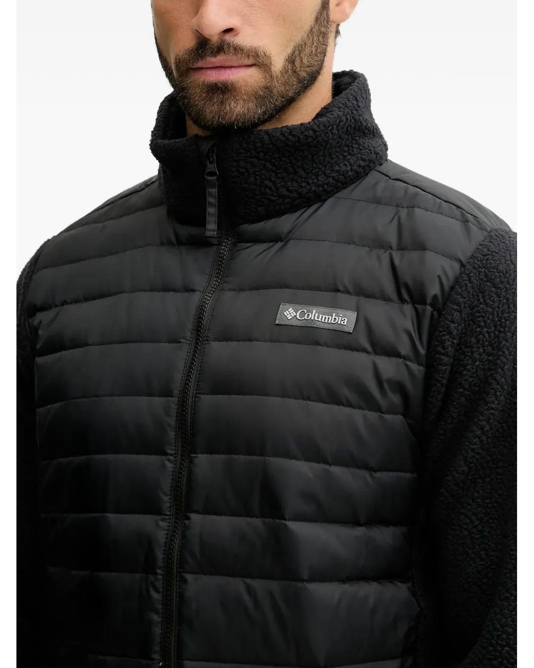 Columbia Black Juniper Peak Padded Zip-Up Jacket for men