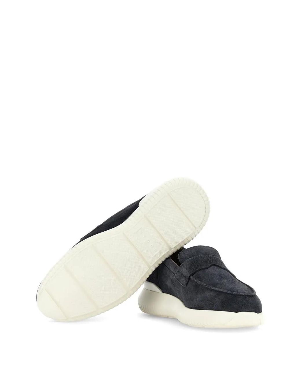 Hogan Blue Interactive 3 Suede Loafers for men