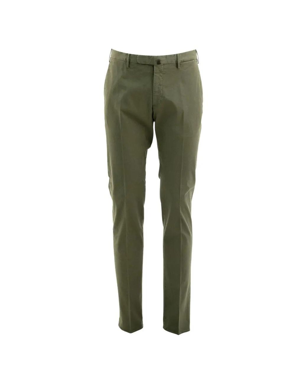 Incotex Green Tapered Trousers for men
