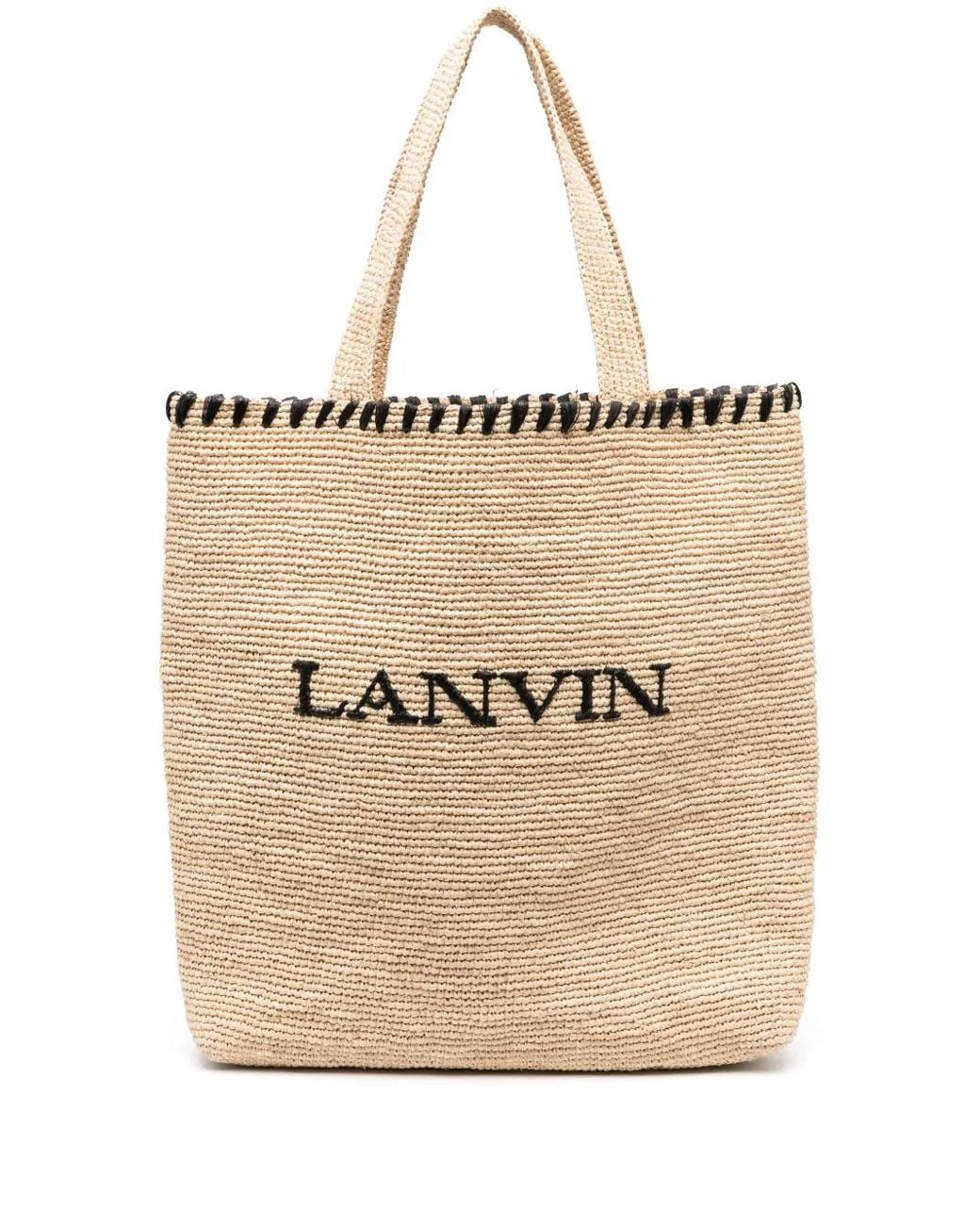 Lanvin Natural Chic Raffia Handbag For Spring Summer 25