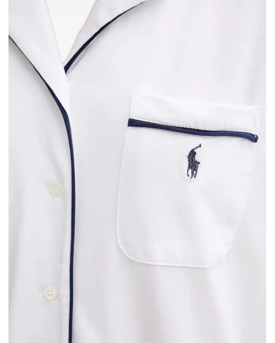 Polo Ralph Lauren White Pocket Nightdress